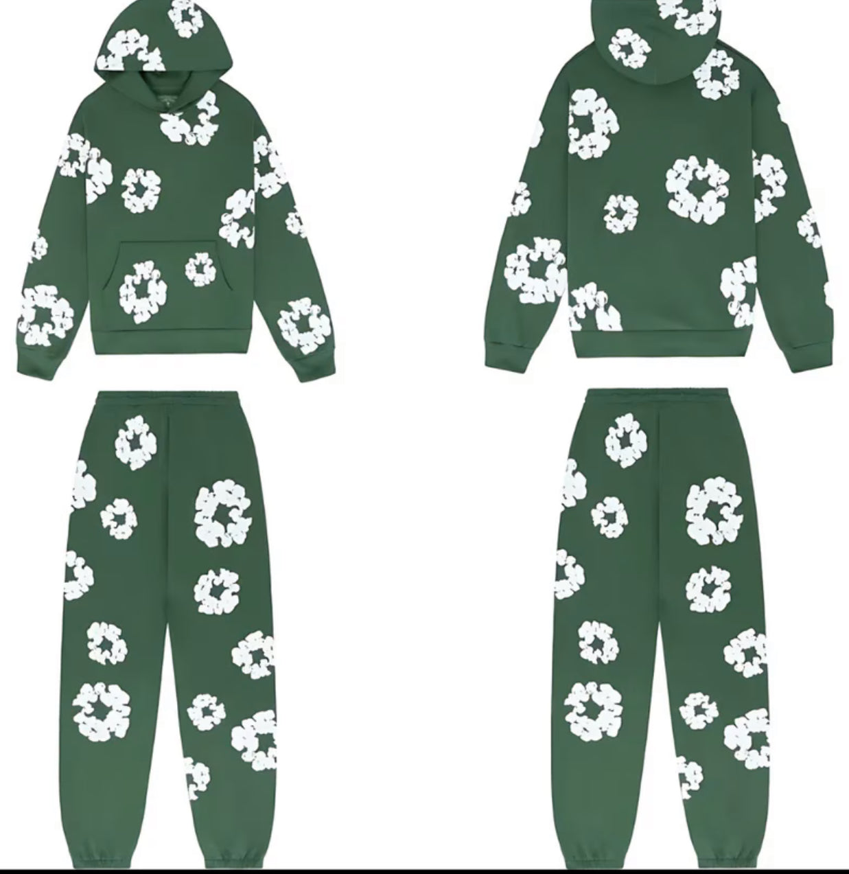 Conjunto Denim Tears verde