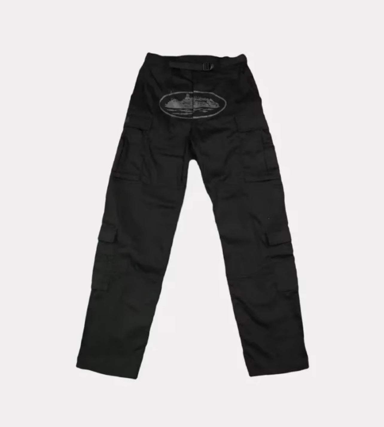 Pantalón Corteiz logo gris