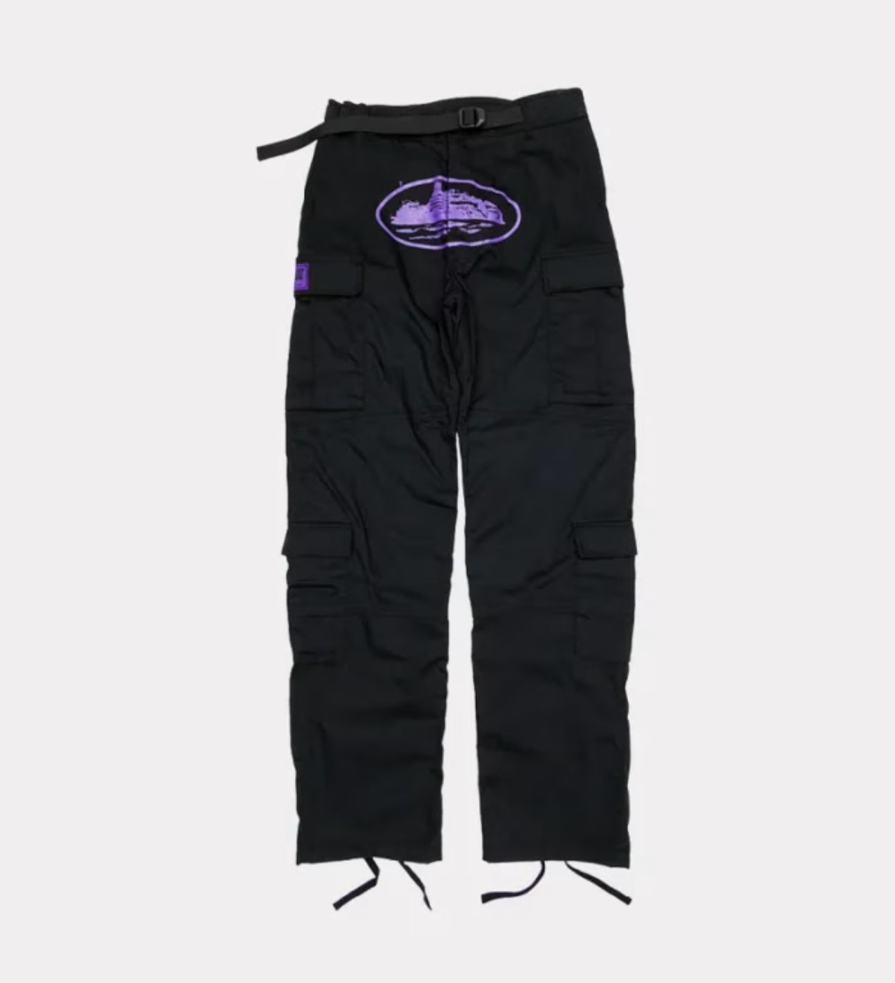 Pantalón Corteiz logo morado