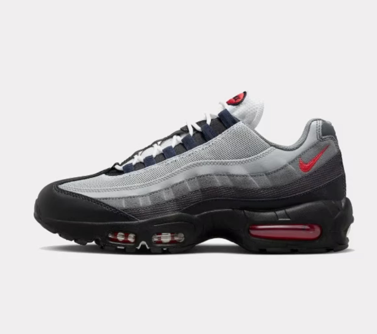 Nike Air Max 95 Corteiz Track Rojo Gris Humo