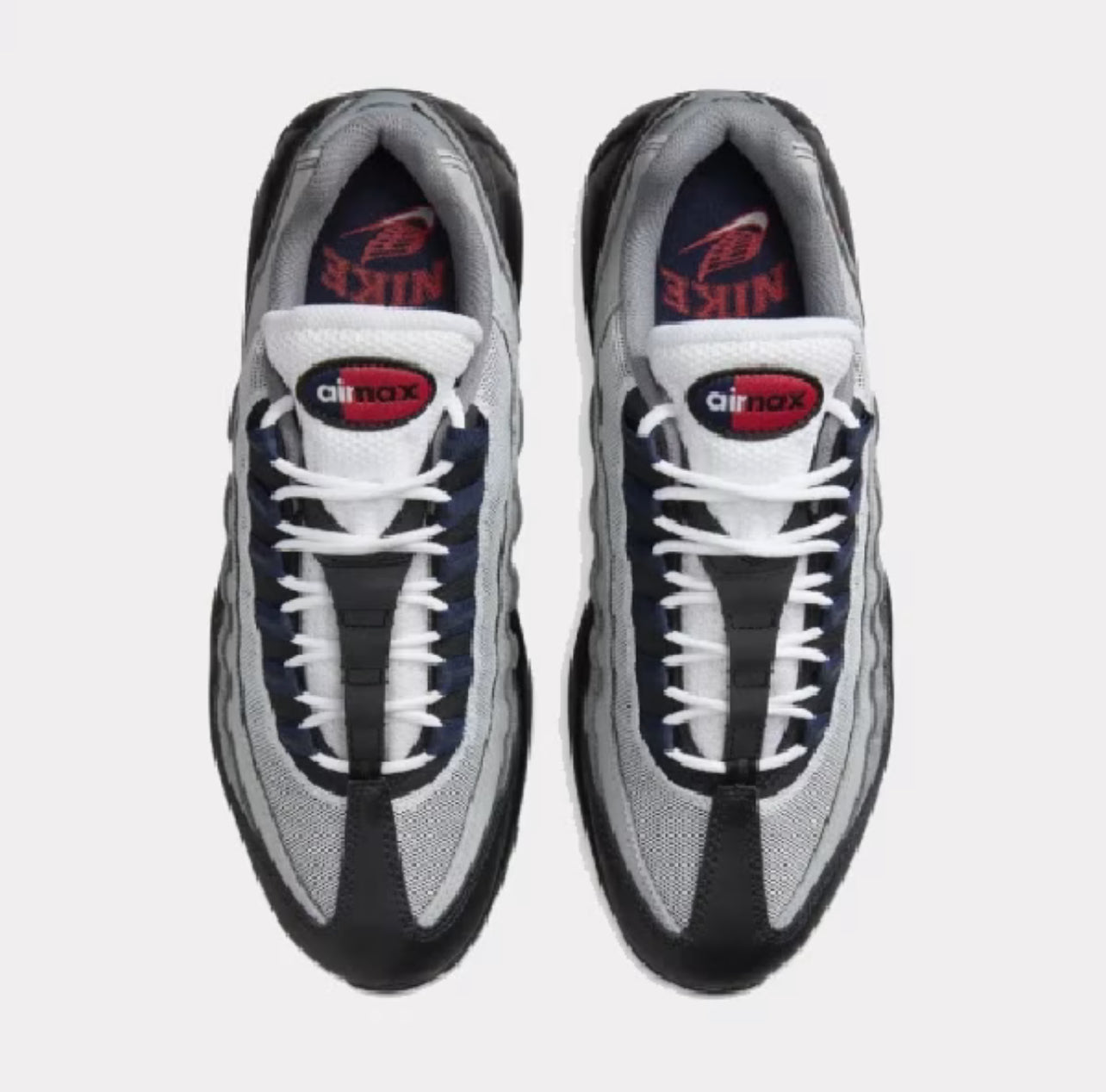 Nike Air Max 95 Corteiz Track Rojo Gris Humo